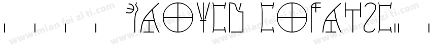 线性黑体Linear antiqua字体转换